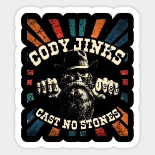 sketc Cody Jinks logo Vintage Sticker